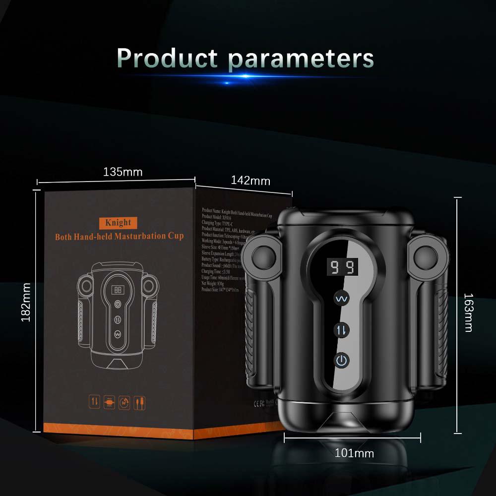 Automatic Telescopic Sucking Male Waterproof Masturbator Cup 9 Thrusting Blowjob Masturbation Vibration Toys for Man Sex Goods