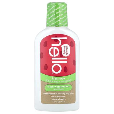 Children's Gargle, Fluoride Free + Alcohol Free, Organic Watermelon Flavor, 473 Ml (16 Fl Oz)