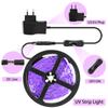 12V UV Led Strip Light 2835 SMD 395-405nm Ultraviolet LED Diode Ribbon Purple Flexible Tape Lamp for DJ Fluorescence Glow Party