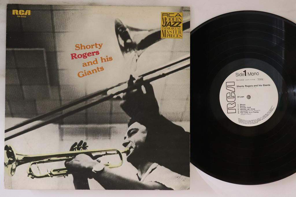 LP Record SHORTY ROGERS - Shorty Rogers And His Giants RA5403PROMO RCA Japan Jazz Used