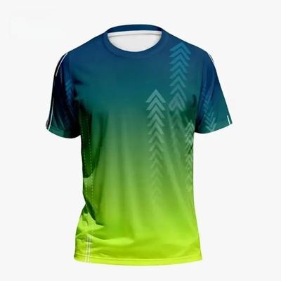 Men's 3D Printed T-Shirt Outdoor Sports Top Short Sleeve O-Neck Pullover Casual TopQuick Drying Breathable Comfortable T-shirt