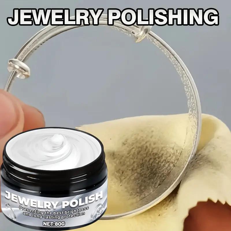 Schmuckaufarbeitung, Kratzerentfernung und Polierpaste - beseitigt Oxidation und Anlaufen, stellt Glanz und Brillanz wieder her