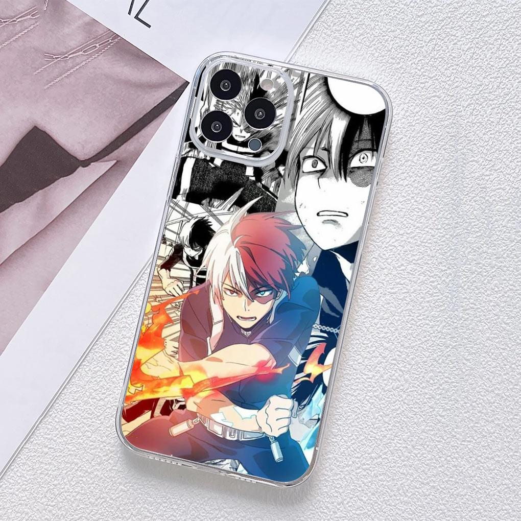 My Hero Academia Shoto Todoroki BNHA Boku No for Motorola Moto G13 G14 G53 G54 G62 G72 G82 G84 E13 E20 G42 G32 G23 G22 Case