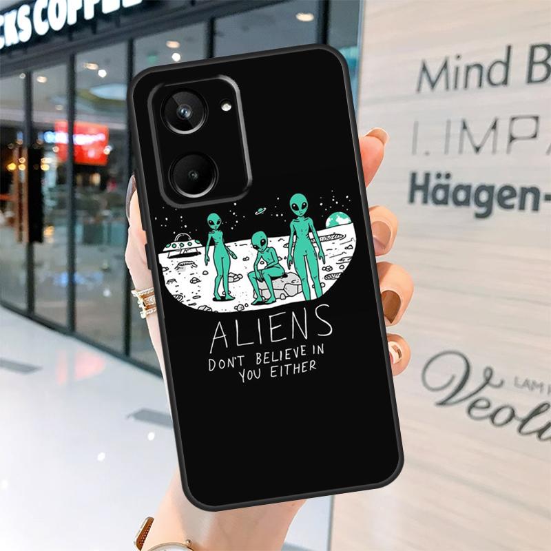 

Эстетичный инопланетный чехол для Realme 15 Pro 12 11 13 14 Pro Plus GT6 GT7 C55 C51 C53 C25 C63 C61 C65 C67 C71 C75 Realme C63 4G