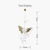4Pcs Christmas Transparent Angel Pendant Creative Little Angel Pendant For Christmas Tree Home Festival Christmas Party Decor