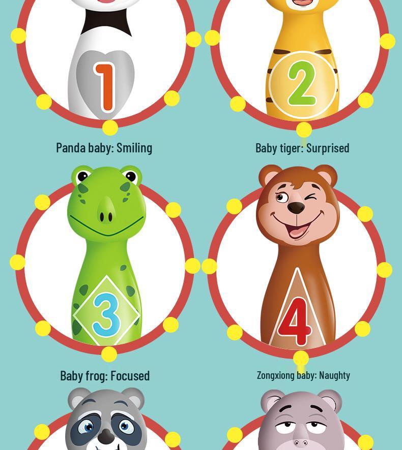 Children's Solid Indoor Bowling Ball - Large, Safe, Parent-Child Sports Toy for Kindergarten Games