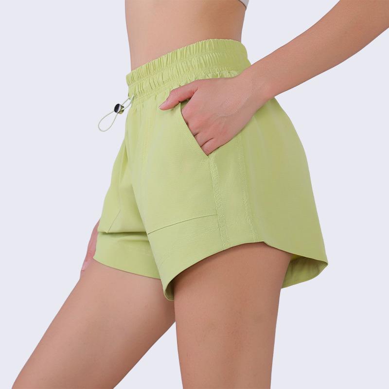 Women's Quick-Dry Breathable Yoga and Running Shorts - Casual Elastic Waist Sport Pants