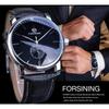 Forsining Men's Fashion Casual Simple Mechanical Movement Mechanical Watch
