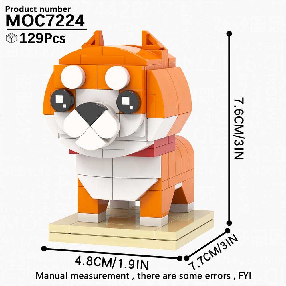 MOOXI Animal Series MOC Brick Panda Tiger Cat BrickHeaded Ser Model Adultes Building Block Kids Education Toys For Children Gift