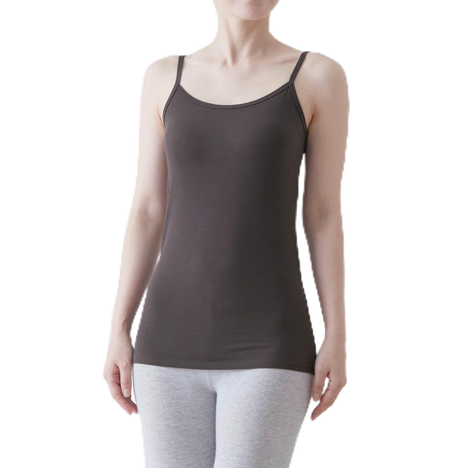 

Belle Maison Hot Cotton Dark Size Теплая хлопковая смесь Женская майка/топ, Серый, S,