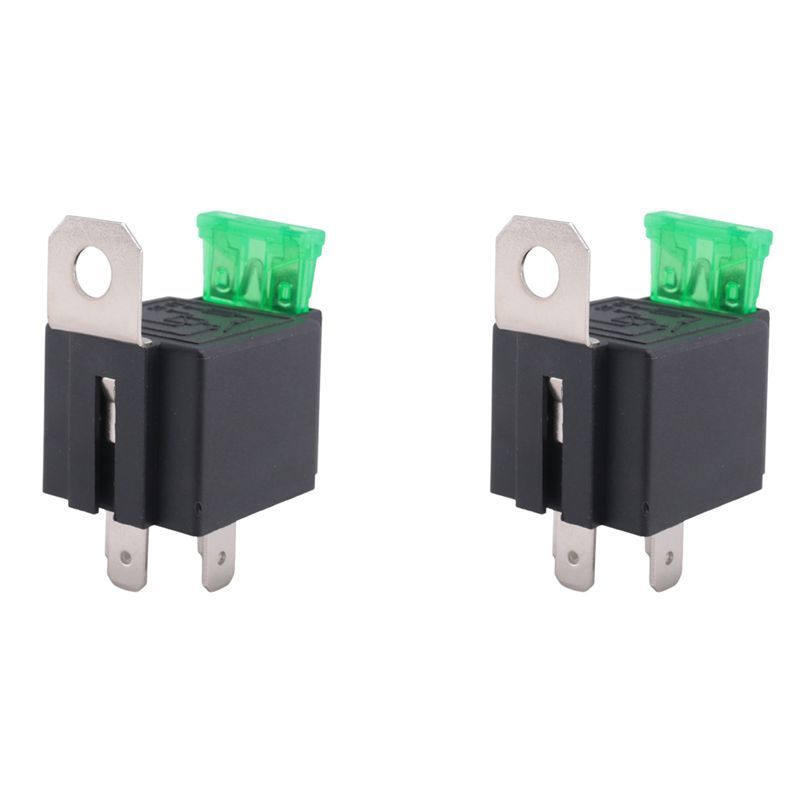 2X 12V 30A 4 Pin SPST Auto Vehicle Relay Normally Opener Switch