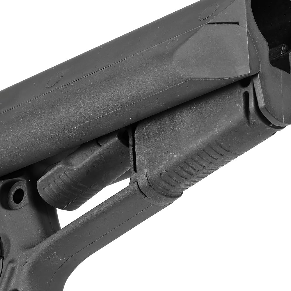 E&C Magpul ACS Carbine Stock Replica, Mil-Spec Diameter Buffer Tube Compatible, Reinforced Polymer, Black