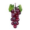 Set of 5 High Quality Artificial Grape Bunches Faux Fruit Decoration for Window Shop Display Event Styling