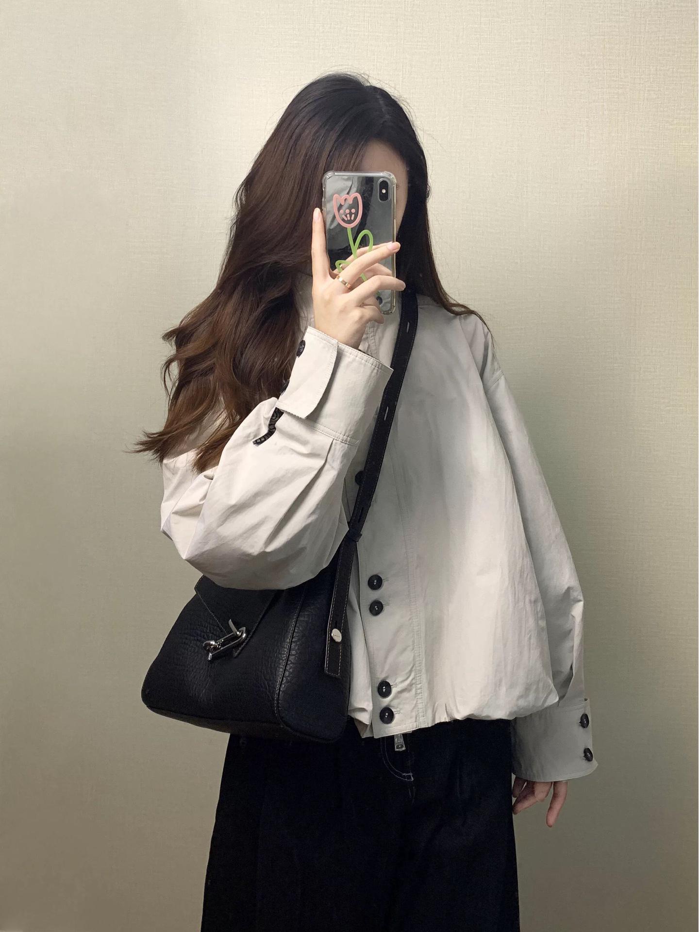 Chic Casual Women s Petite Windbreaker Jacket - Early Autumn 2025 Collection M