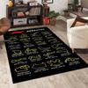 Multiple sizes Formula racing season Pattern Rug Carpets for Bedroom Living Room Sofa Mat Creative Door Mat Home Decor