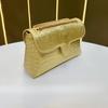 Underarm Bag with Chain, Small Square Bag, Women's Banquet Handbag, Single Shoulder Strap, Evening Bag