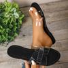 Fashion Summer Simple Transparent Sandals Comfort Female Shoes Solid Flats Footwear Ladies Flat Bottom