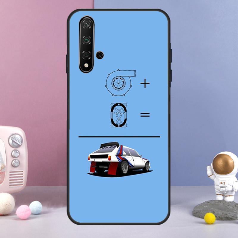 Racing Stripes racer Car For Huawei Nova 3i 7i 8i 11i 12i 9 10 SE Y60 Y61 Y70 Y72 Y73 Y90 Y91 P20 P40 P30 Lite Case