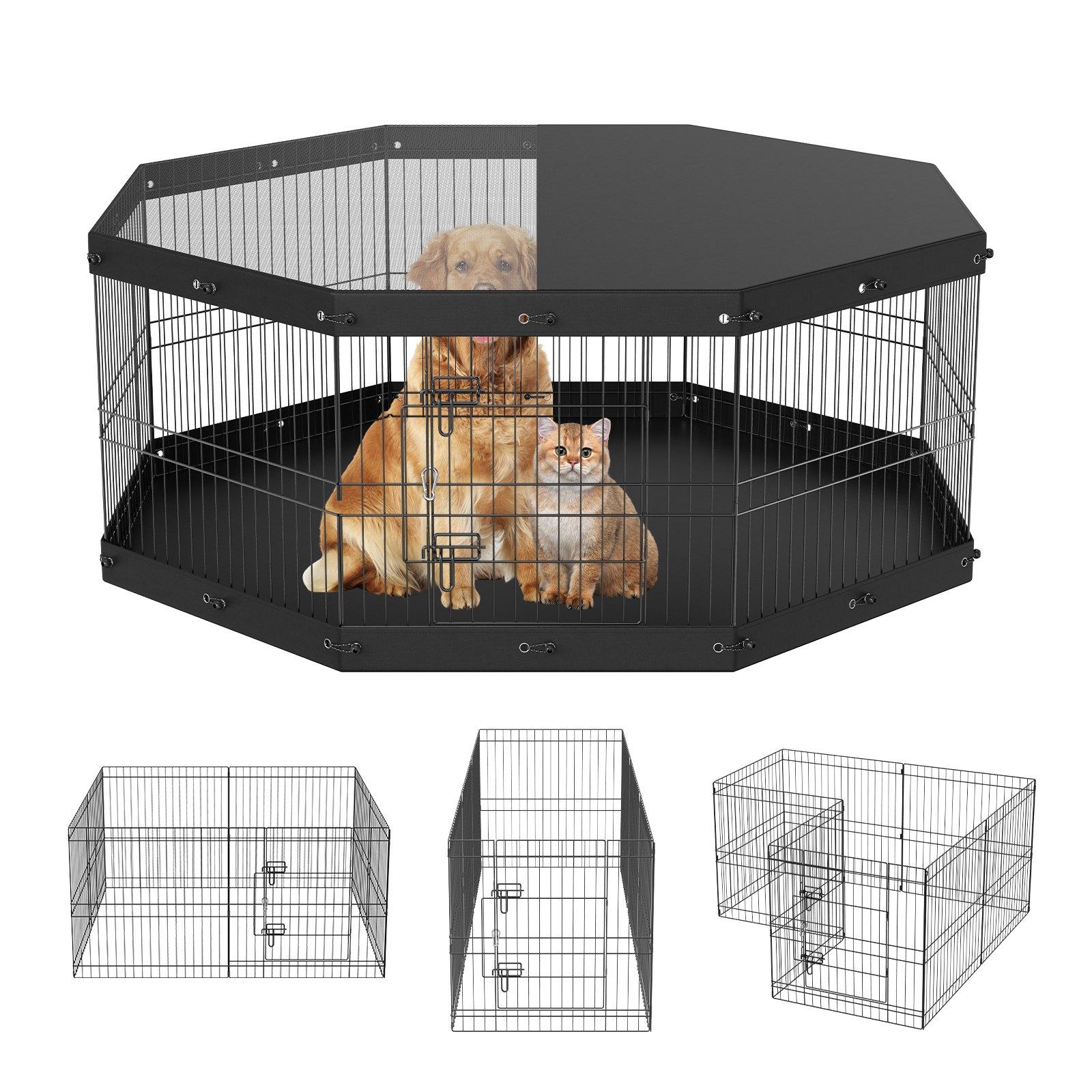 VEVOR Dog Playpen, 8 Panels Foldable