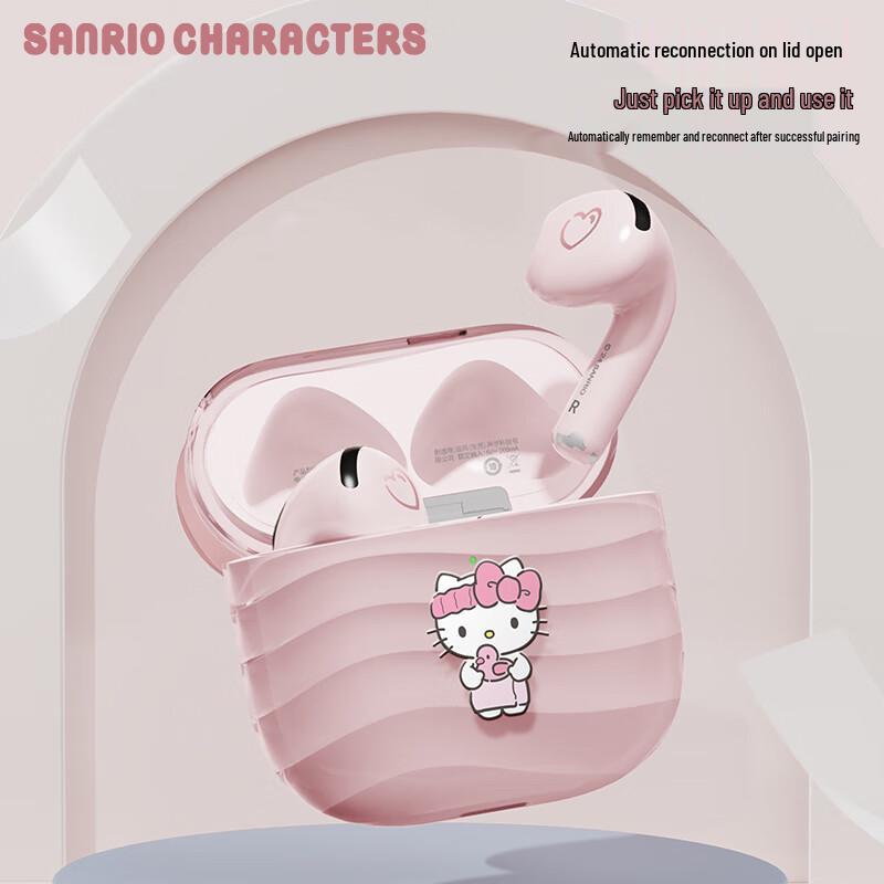 Sanrio Character Half-In-Ear Wireless Bluetooth Earbuds