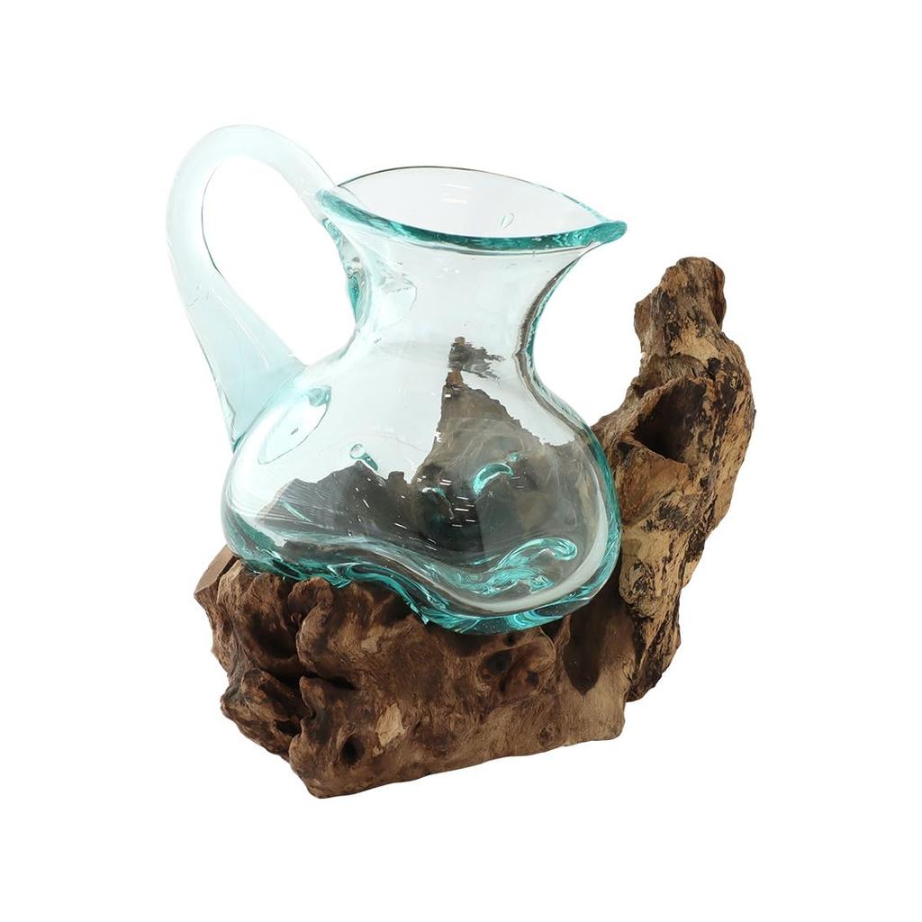 Tomo Corporation Antique Hand-Blown Glass Jug