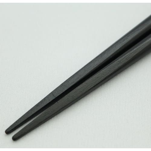 Ishida Wakasa Lacquer Chopsticks, Ebony, Nagamasa Design, Made In Japan, Lacquered, Men's, Thick, 23.5cm, 167437