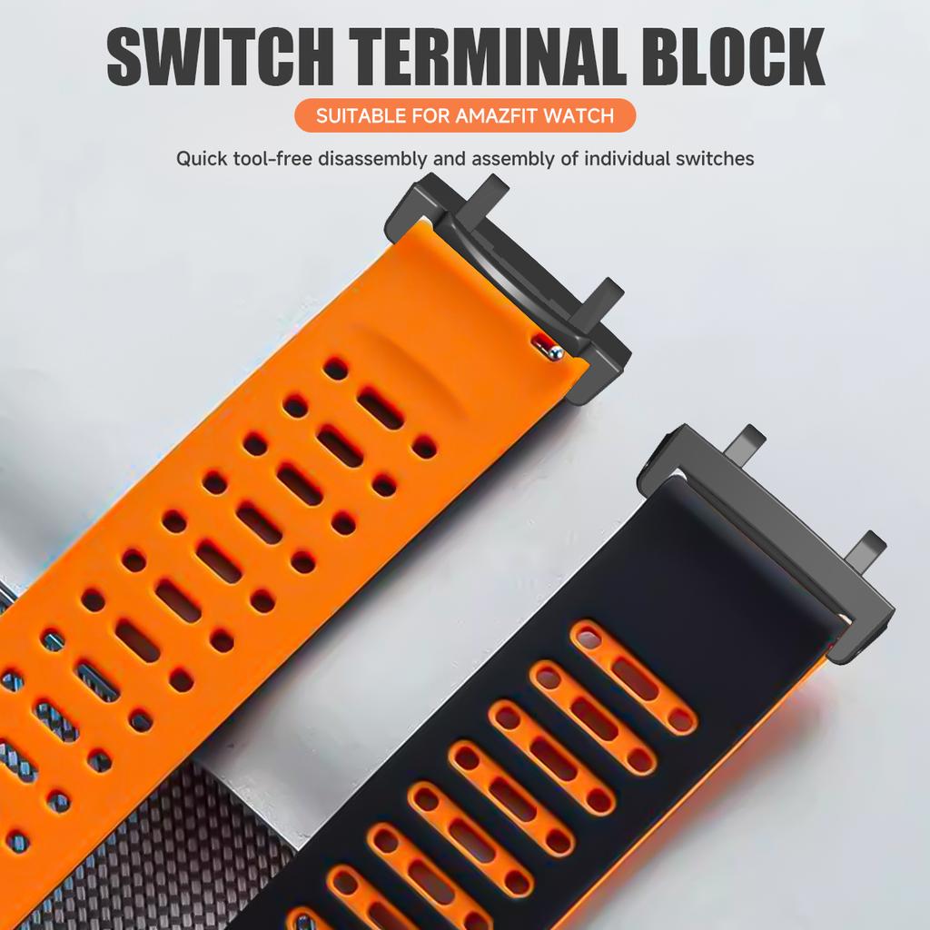 Breathable Silicone Band For Huami Amazfit T-Rex 3 2 Wrist Bracelet Colorful Strap For T-Rex/Pro Sport Watchband Belt Accessorie