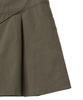 Lougeu Ribbon Pocket Mini Skirt_Khaki
