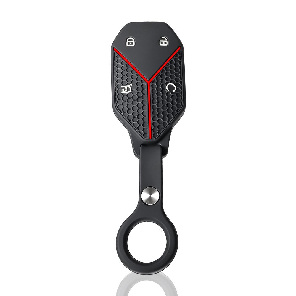 

Hot Silicone Car Key Case for BYD Formula Leopard SUPER 5 Ultra 8 Titanium 3 9 Fang Cheng Bao Cover Shell Holder Fob Accessories