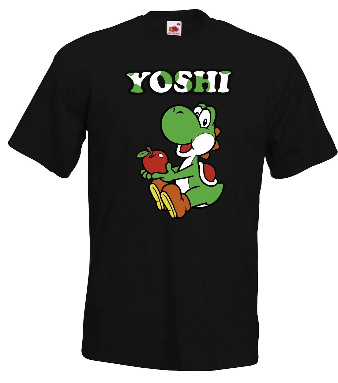 Youth Designz Yoshi Mens Printed T-Shirt Funny Nerd Gaming Mario Luigi Fun 3XL