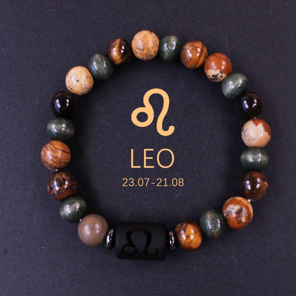 1PC Cosmic Planet Beaded Twelve Constellation Bracelet, Black Stone Twelve Constellation Beaded Bracelet