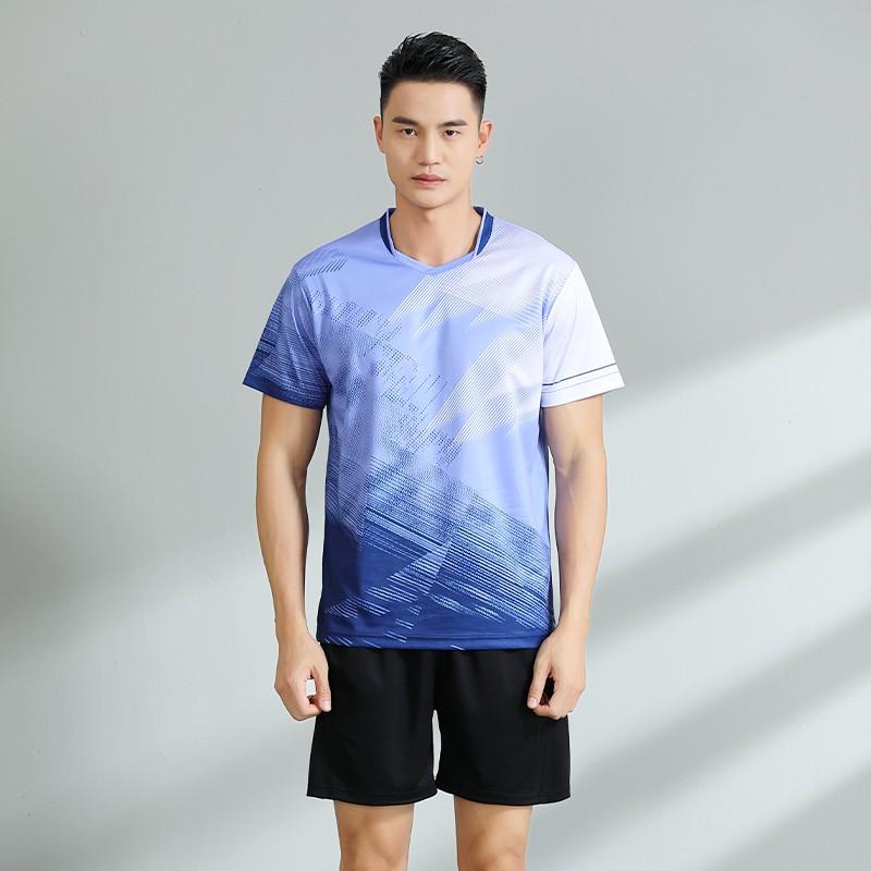 Quick Dry Badminton Shirt Shorts Set Men Women Tennis Table Volleyball Training Competition