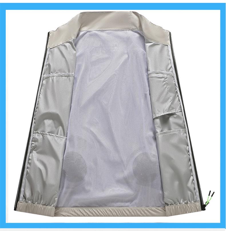 Men's Outdoor Cooling Vest with Fan for Heatstroke Prevention and Electric Welding Protection
