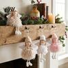 Doll Pendant Cute Plush Angel Christmas Ornament, Small Fairy Party Accessories Pendant, Tree Hanging Decoration for Holiday Decor