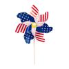 Outdoor Patriotic Windmill for Yard and Garden Decoration
