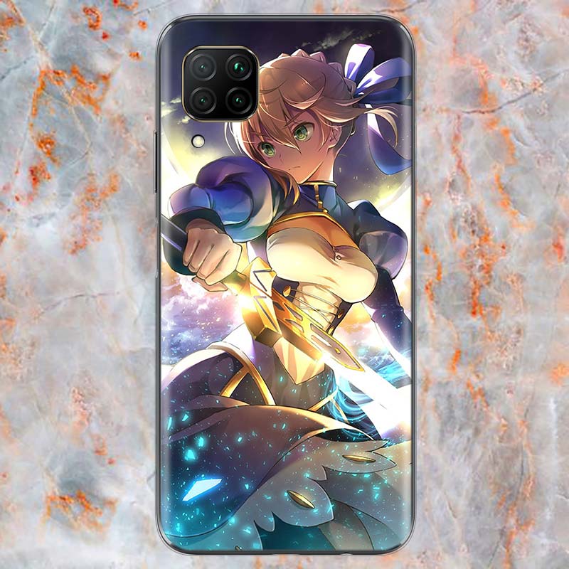 Fate Zero Stay Night For Huawei Mate 40 30 20 20X 10 RS P Smart 2021 2020 Z S Pro Plus Lite 2019 Phone Case Shell