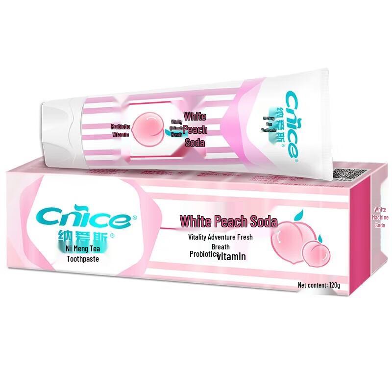 

NICE White Peach Soda Toothpaste (120g x 2)