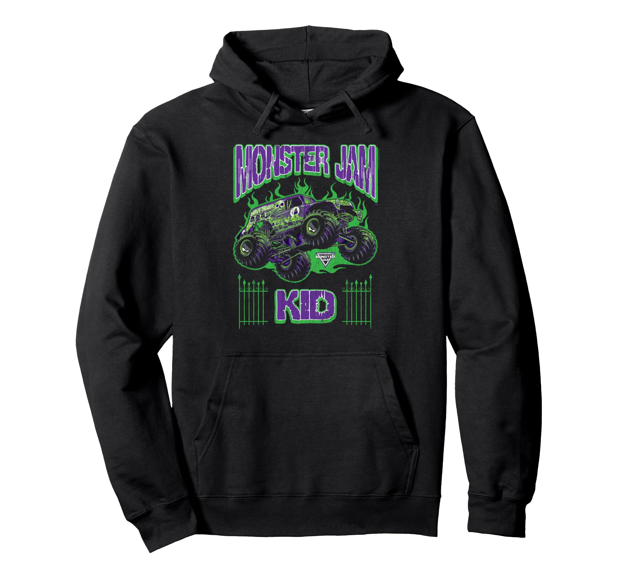 

Monster Jam Grave Digger Kid Family Motorsports Hoodie
