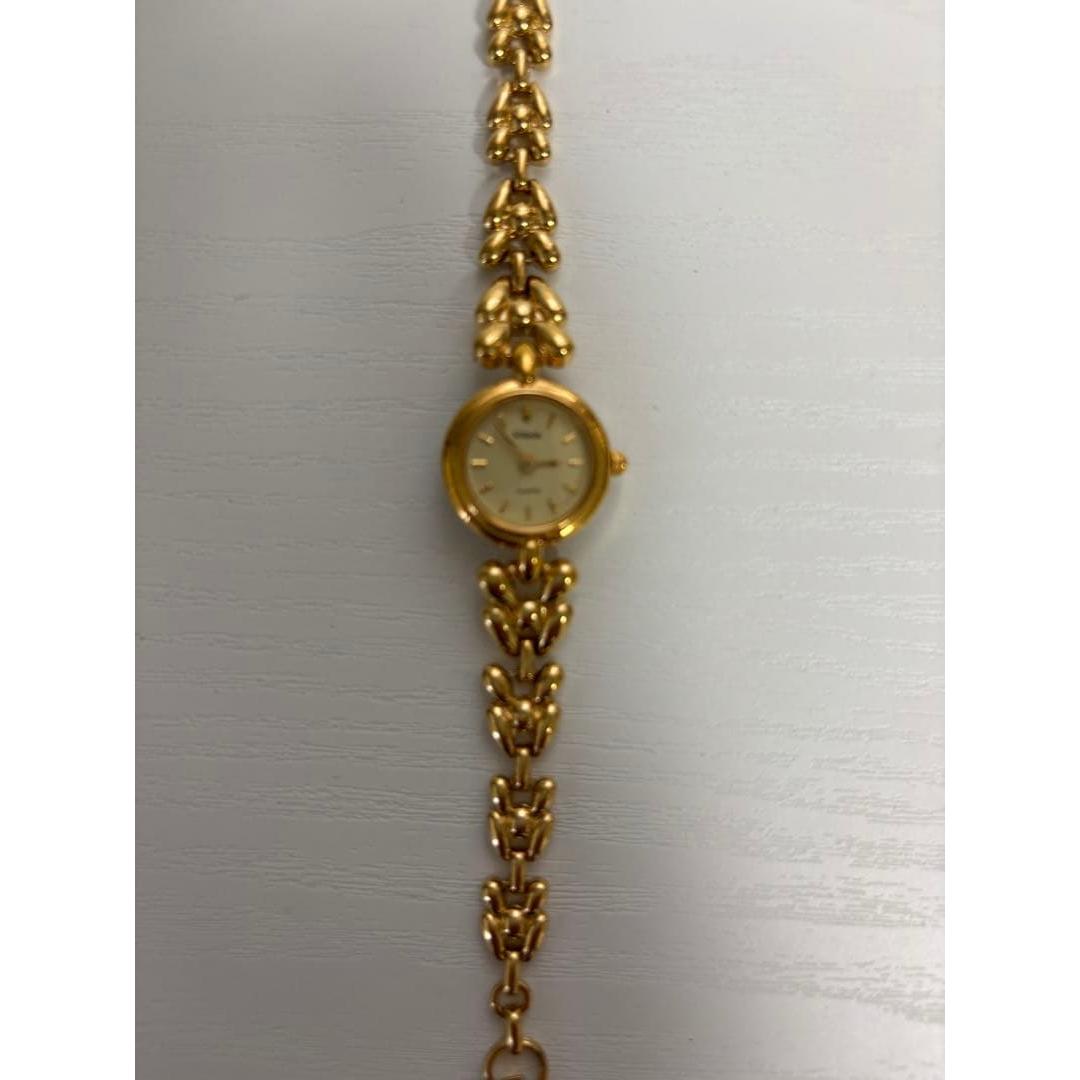 Used CITIZEN Ladies Quartz Watch Gold Color