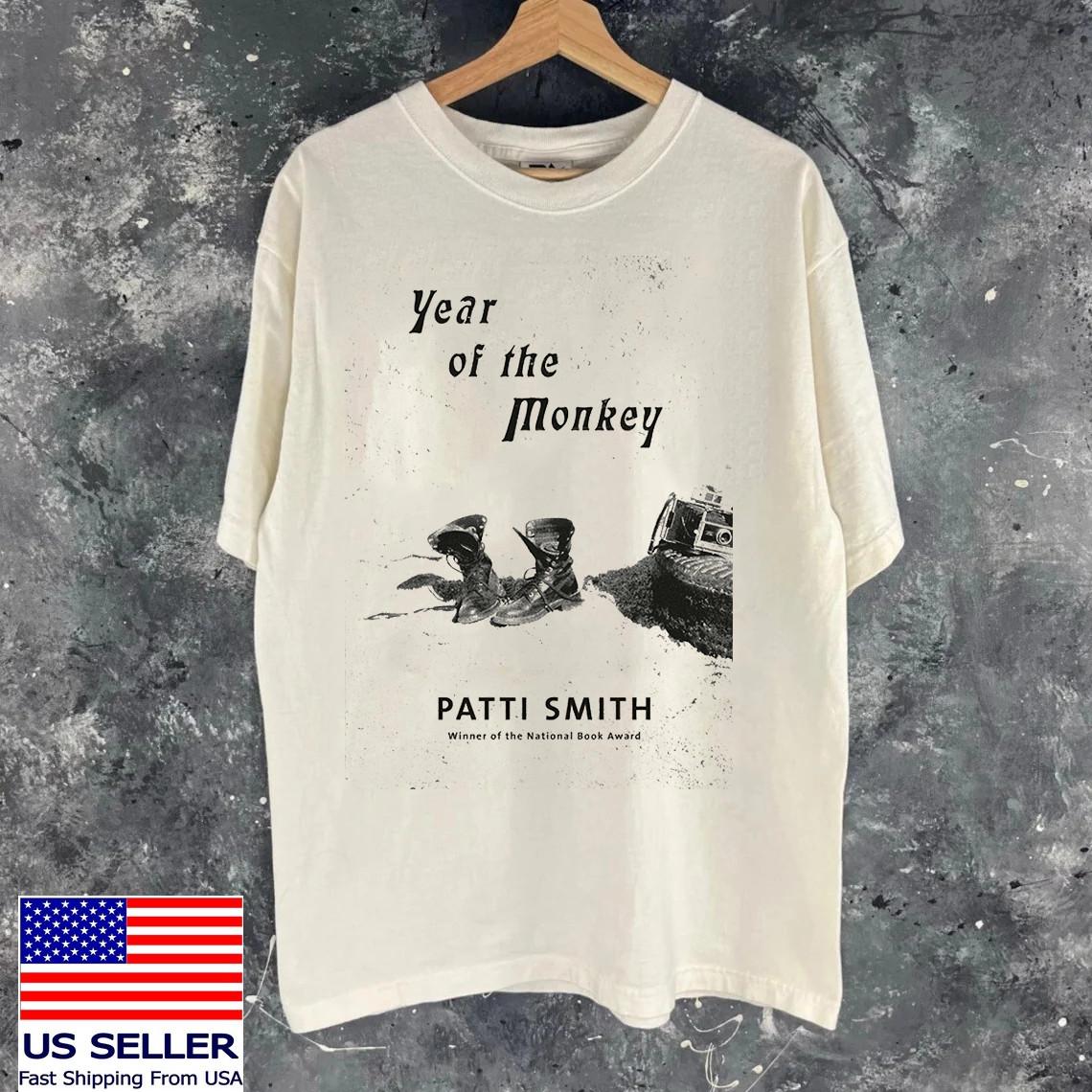 Year of the Monkey by Patti Smith Cotton T Shirt Full Size S-5XL XXL