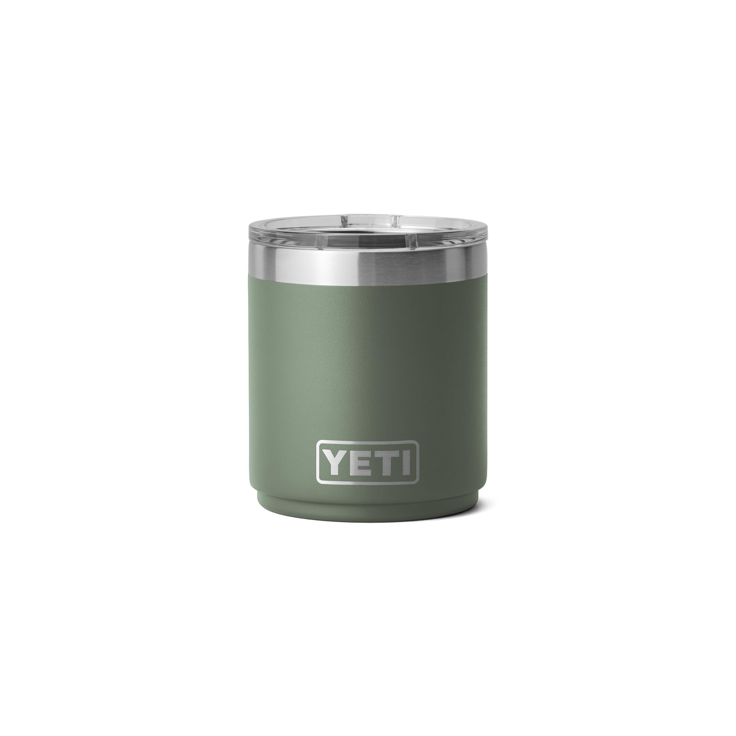 

YETI Rambler 10 Штабелируемый стакан для виски 2.0 с вакуумной изоляцией из нержавеющей стали с крышкой MagSlider, цвет Camp Green