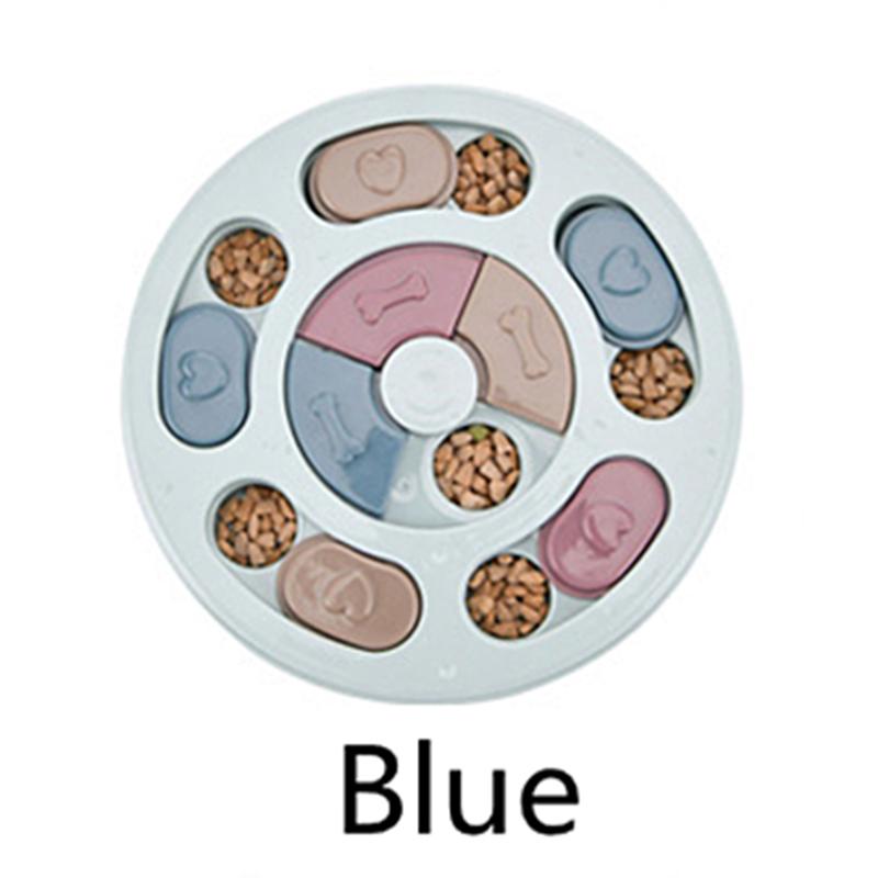 Hondenspeelgoed Puzzel Langzame Voederbak Interactief Verhoog Puppy IQ Voedseldispenser Langzaam Eten Antislip Kom Huisdier Kat Honden Trainingsspel