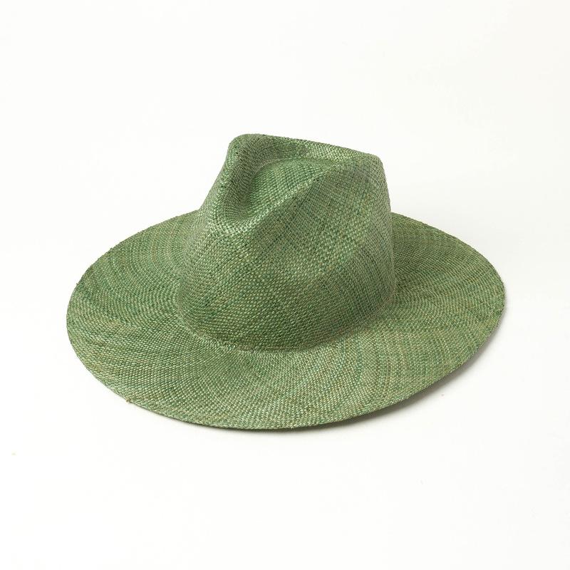 Chapéu de palha com teto côncavo bao cao, moda de alta qualidade, simples, multicolorido, protetor solar, praia, grande cornija, chapéu cao