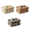 Nordic Style Tissue Box Cover Modern Design Decorative Napkin Holder Marshmallow Shape Refill Type Tissue Holder Living Room