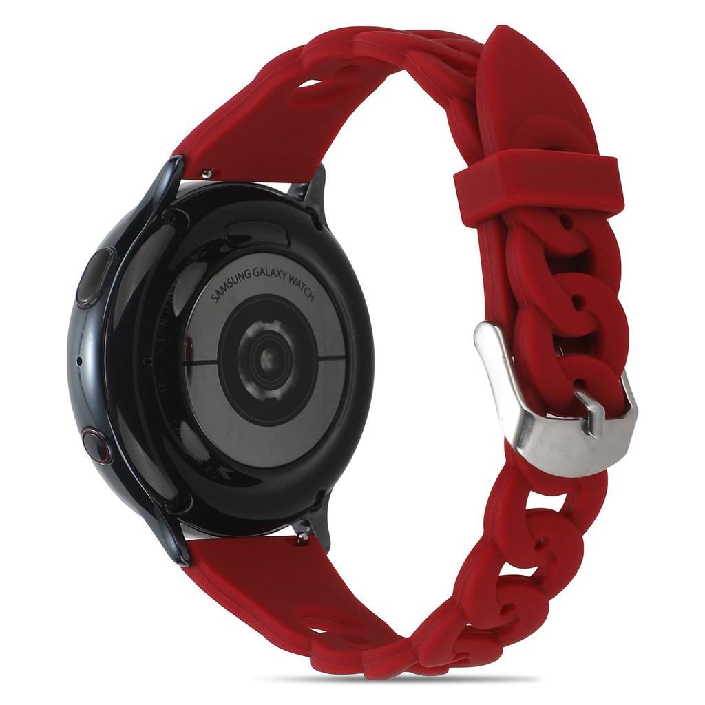 For Samsung Galaxy Watch 5 40mm/44mm/Watch 5 Pro 45mm Circle Design Watch Strap Sport Silicone Watch Band Replacement