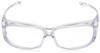 Occhiali a doppio oculare TRUSCO Safety con montatura trasparente TSG-801TM,