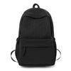 Schoolbag Casual Large Capacity Backpack Ins Style Fashion Girl Korean Version Solid Color Simple College Student Schoolbag Travel Backpack