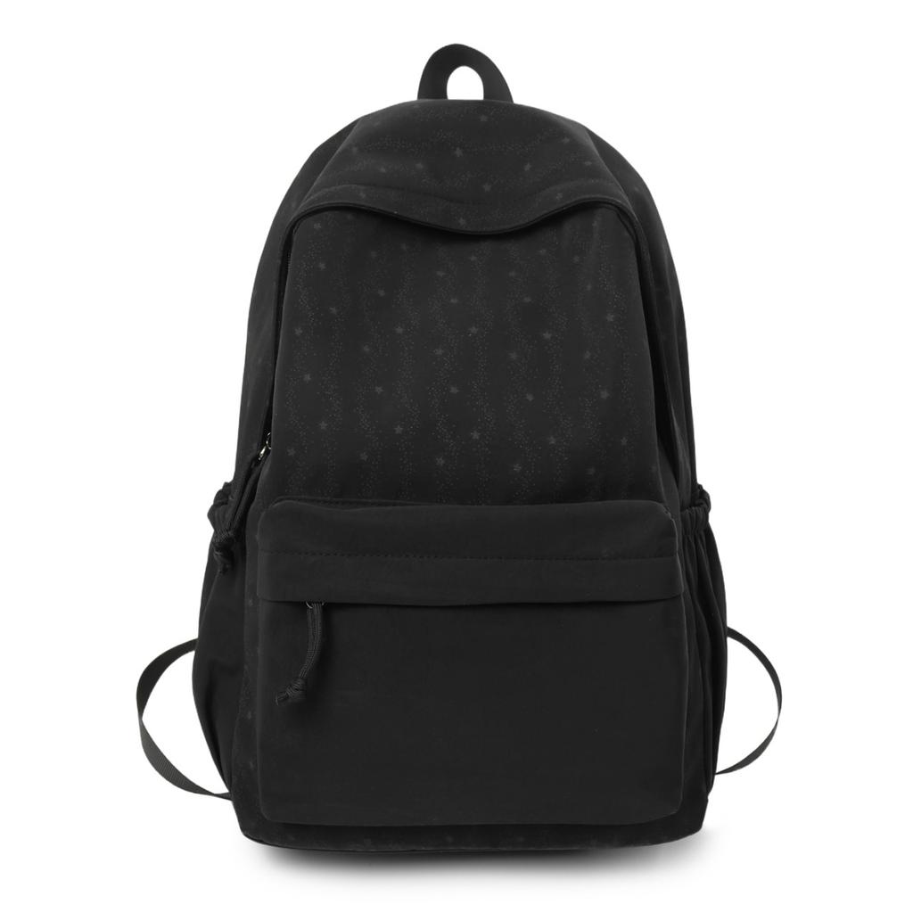 Schoolbag Casual Large Capacity Backpack Ins Style Fashion Girl Korean Version Solid Color Simple College Student Schoolbag Travel Backpack