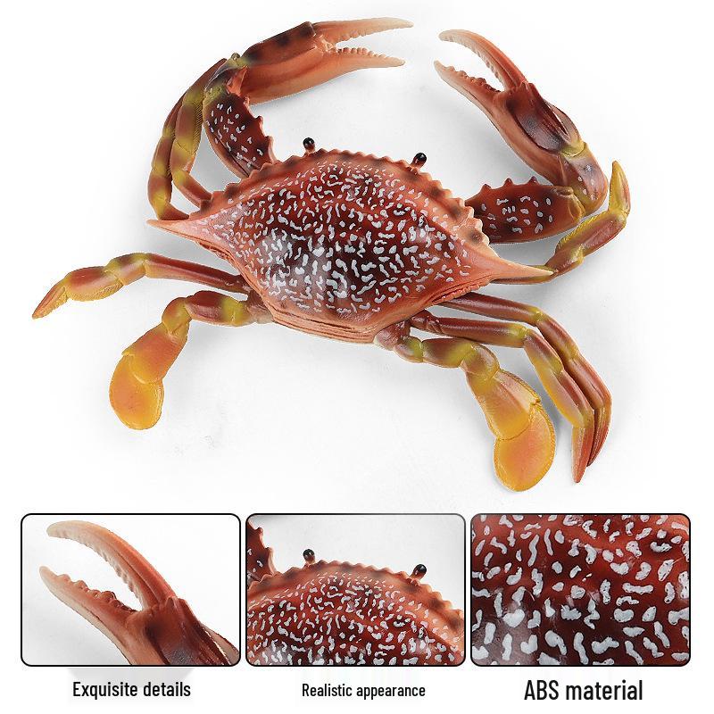 Large Hermit & King Crab Simulation Model - Marine Aquarium Toy Ornament