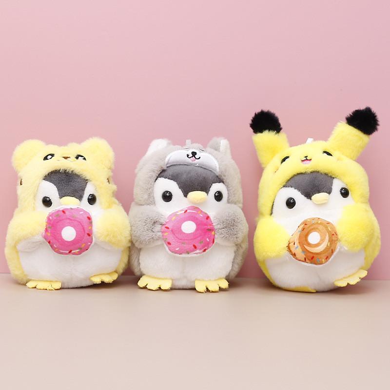 Soft And Cuddly Penguin Plush Toy Keychain With Colorful Transformations Lovely Gift For Friends